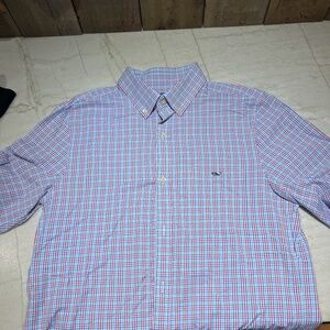 VINEYARD VINES MEN'S SMALL BUTTON DOWN PERFORMANCE